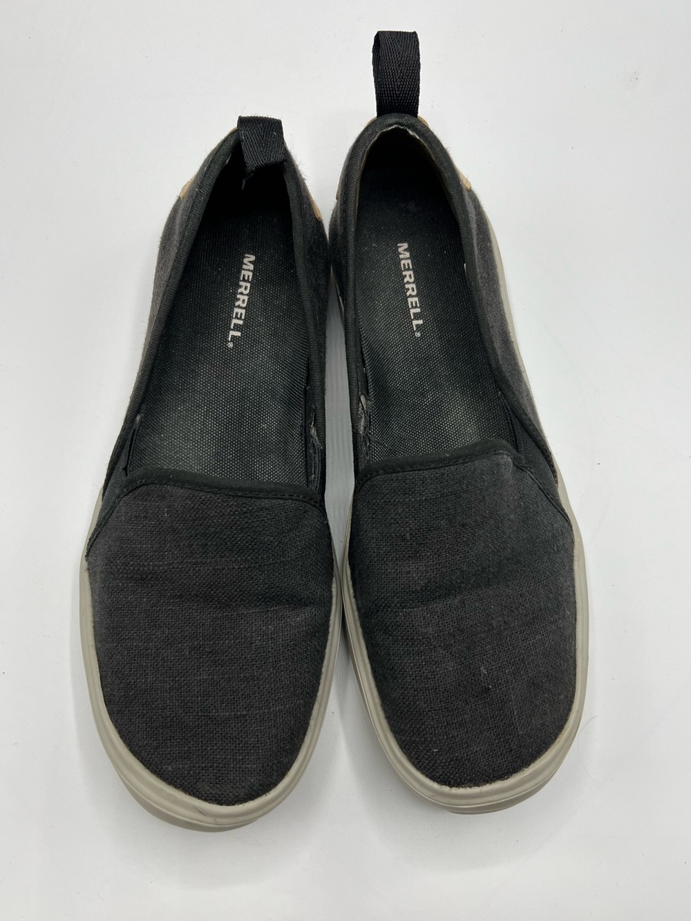 Merrell Women's Black Slip-On Canvas Sneakers